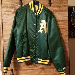 Vintage Oakland A's jacket sz large